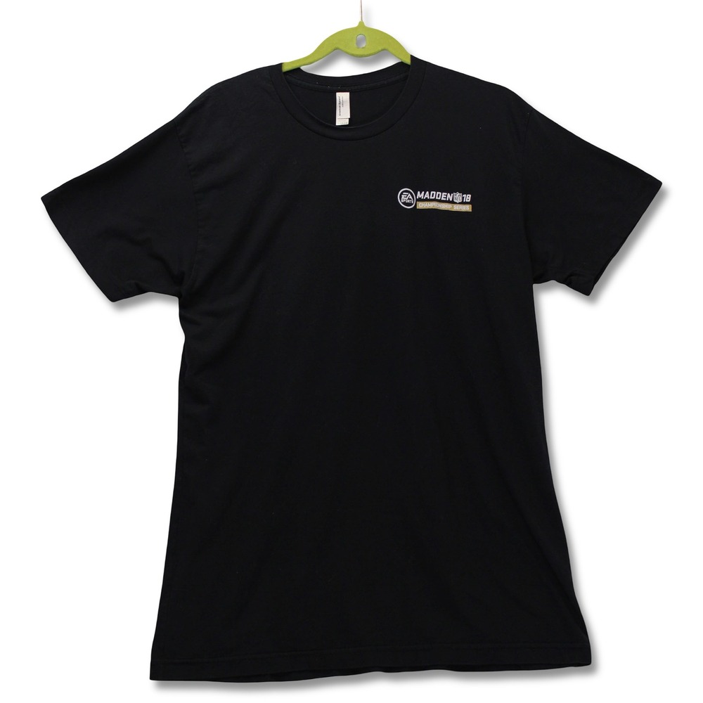 American Apparel Madden 18 T Shirt Mens Large Black Good